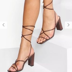 Brown Strappy Sandals